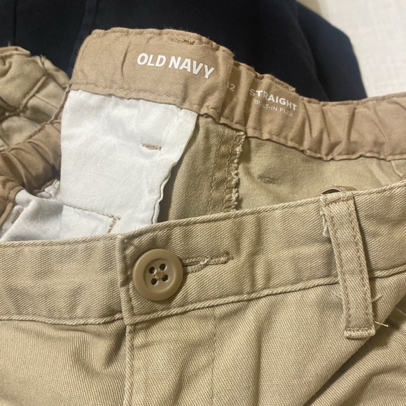 Boys bundle 6 pants Old navy straighten built in flex. - Picture 3 of 3